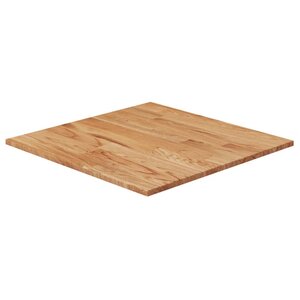 vidaXL Dessus de table carré Marron clair60x60x1 5cm Bois chêne traité