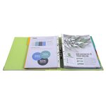 Classeur à levier Prem'Touch int/ext polypropylène - Dos 50mm - A4 maxi - Vert anis x 10 EXACOMPTA