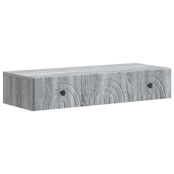 vidaXL Table d'appoint murale 87 5 x 34 5 x 17 cm Bois d'ingénierie