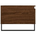 vidaXL Table basse Chêne marron 90x50x36 5 cm Bois d'ingénierie