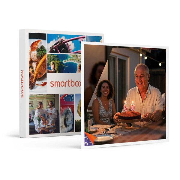 SMARTBOX - Coffret Cadeau Joyeux anniversaire ! Pour homme 60 ans -  Multi-thèmes