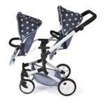 Bayer Chic 2000 690-51 - Poussette de poupée Linus Duo Bleu étoiles