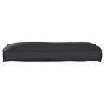 vidaXL Coussin Noir 120 x 40 x 12 cm Tissu Oxford
