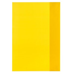Protège-cahiers  format A4  en PP  jaune transparent HERLITZ
