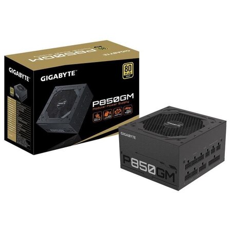 Gigabyte p850gm unité d'alimentation d'énergie 850 w 20+4 pin atx atx noir