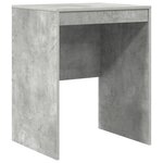 vidaXL Bureau d'écriture Béton gris Béton 60 x 50 x 76 cm Simple