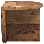 vidaXL Étagère Murale Bois ancien 38 x 19 x 19 cm Bois d'ingénierie
