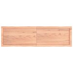 vidaXL Dessus de table bois massif traité bordure assortie