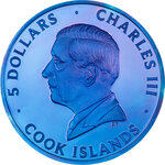 Monnaie PARROT Spectrum 1 Oz Argent 5$ Cook Islands 2026 (PRÉCOMMANDE)