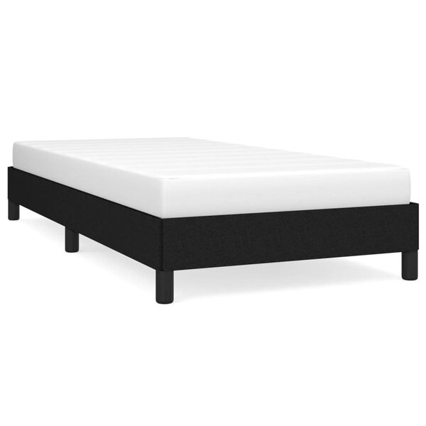vidaXL Cadre de lit Noir 80 x 200 cm Tissu