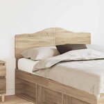 vidaXL Tête de lit Chêne Sonoma 120 cm Bois d'ingénierie