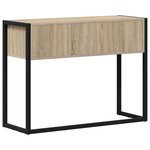 vidaXL Table d'appoint Sonoma 100 x 36 x 75 cm Bois d'ingénierie