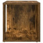vidaXL Tables d'appoint 33 x 33 x 34 cm Engineered Wood Chêne fumé