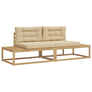 vidaXL Ensemble de canapés d'extérieur Blanc 230 5 x 83 x 73 cm