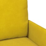 vidaXL Ensembles de canapés 3 Pièces Jaune 115 x 56 x 80 cm Contreplaqué