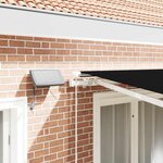 vidaXL Auvent Rétractable avec Noir 300 x 250 cm tissu