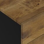vidaXL Table de chevet 50x33x60 cm Bois de manguier et d'ingénierie