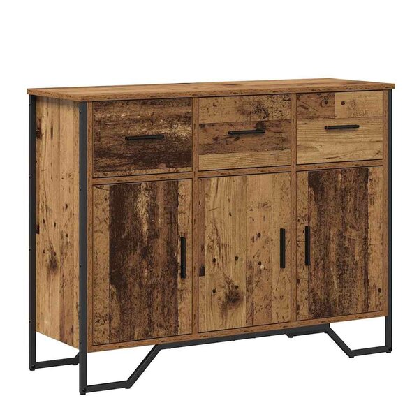 vidaXL Buffet Bois ancien 97 x 32.5 x 74.5 cm Bois d'ingénierie