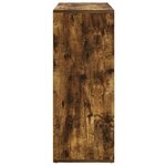 vidaXL Buffet Chêne fumé 60x30x75 cm Bois d'ingénierie