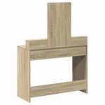vidaXL Coiffeuse Chêne sonoma 100 x 41 x 140 cm Bois d'ingénierie