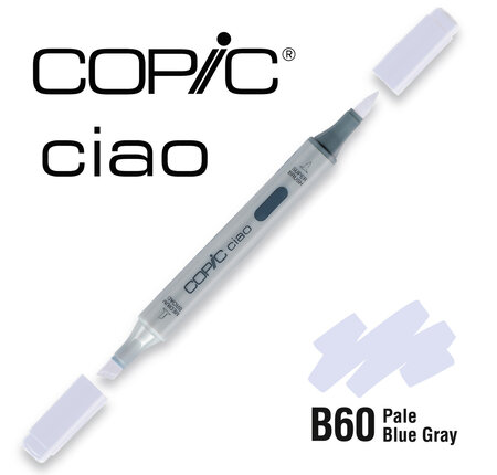 Marqueur à l'alcool Copic Ciao B60 Pale Blue Gray