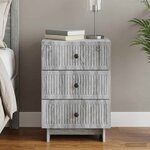 vidaXL Cabinet de chevet avec tiroir Sonoma gris 43 x 41 x 66 5 cm
