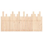 vidaXL Tête de lit murale 166x3x80 cm Bois massif de pin