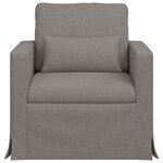 vidaXL Canapé Taupe 78 x 78 x 80 cm tissu