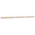 vidaXL Tissu de remplacement de cantonnière d’auvent multicolore 5 m