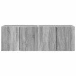 vidaXL Meuble TV mural 2 Pièces Gris Sonoma 59 5 x 31 x 40 cm