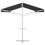vidaXL Auvent autoportant Anthracite 6 x 3 m Polyester
