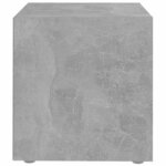 vidaXL Meubles TV 4 Pièces gris béton 37x35x37 cm bois d’ingénierie