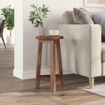 vidaXL Tabouret Naturel 28 x 28 x 50 cm Bois d'Acajou