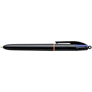 Stylo bille 4 COLOURS PRO Noir Pointe Moy. 4 Couleurs classiques x 12 BIC