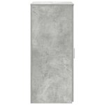 vidaXL Armoire de rangement gris béton 50x45x103 5cm bois d'ingénierie