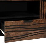 vidaXL Meuble TV - 105 x 33 5 x 46 cm  fait en bois de mangue massif.