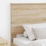 vidaXL Tête de lit Chêne Sonoma 80 cm Bois d'ingénierie