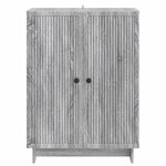 vidaXL Buffet Sonoma gris 66 x 34 5 x 90 cm Bois d'ingénierie