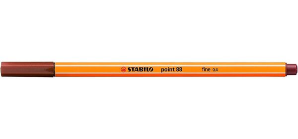 Stylo-Feutre POINT 88 Pointe Fine 0,4 mm sanguine STABILO