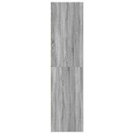 vidaXL Garde-robe sonoma gris 80x50x200 cm bois d'ingénierie