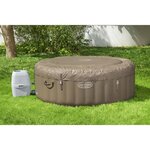 Bestway spa gonflable lay-z-spa palm spring pour 4-6 personnes rond 196x71 cm