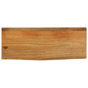 vidaXL Dessus de table à bord vivant 70x30x3 8 cm bois massif manguier