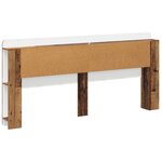 vidaXL Cabinet de Tête de Lit Bois ancien Bois d’ingénierie