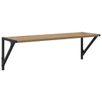 vidaXL Étagères Murales 2 Pièces Chêne artisanal 80 x 25 x 25 5 cm