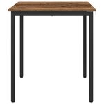 vidaXL Table de salle à manger / Table de repas MÉTAL