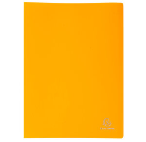 Porte vues PP A4 40 vues Jaune x 20 EXACOMPTA