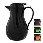 Pichet à café isotherme torsadé noir - 2 litres - olympia -  - plastique2 x284mm