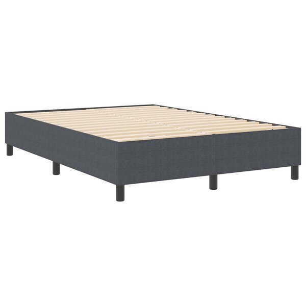 vidaXL Cadre de lit plateforme Gris foncé 160 x 200 cm