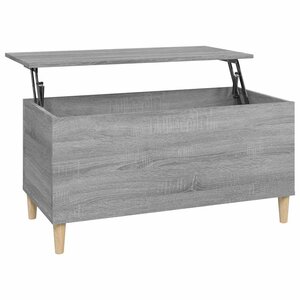 vidaXL Table basse Sonoma gris 90x44 5x45 cm Bois d'ingénierie