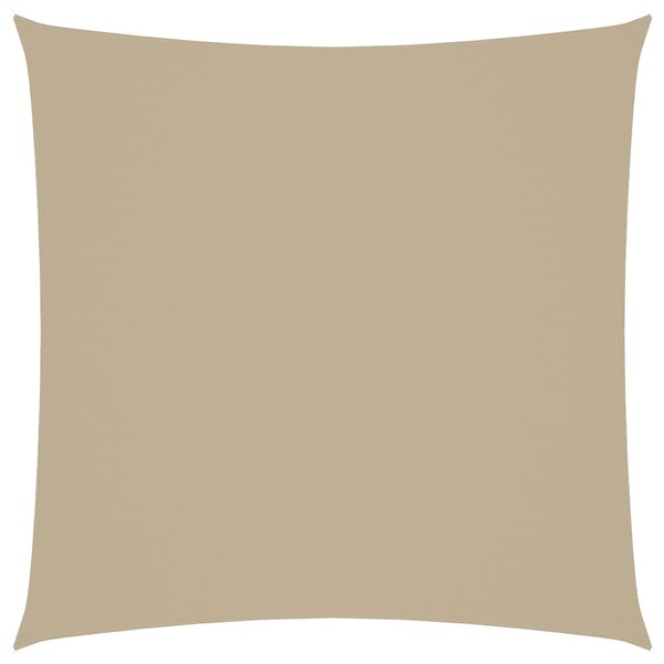 vidaXL Voile de parasol tissu oxford carré 4 5x4 5 m beige